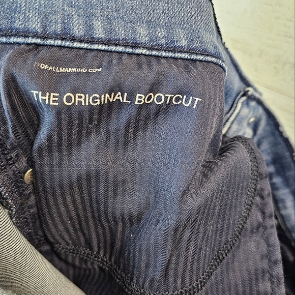 7 For All Mankind The Original Bootcut Jeans Size 31 Everyday Wear Casual Staple - Picture 14 of 16
